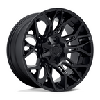 Fuel 1PC D772 Twitch 22x10 Blackout Wheel with -18mm Offset and 8x180 Bolt Pattern