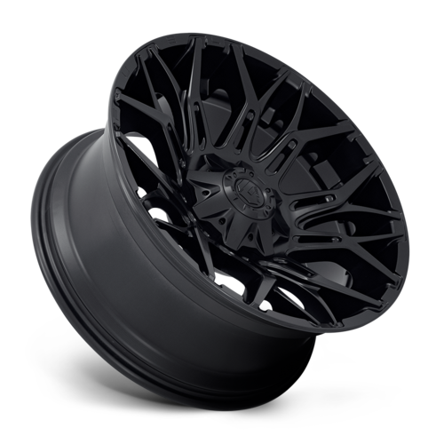 Fuel 1PC D772 Twitch 22x10 Blackout Wheel with -18mm Offset and 8x180 Bolt Pattern