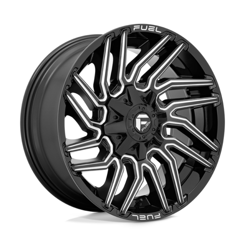 Fuel 1PC D773 Typhoon 20x9 Black Gloss Milled Off-Road Wheel