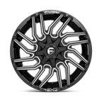 Fuel 1PC D773 Typhoon 22x12 Inch Black Gloss Milled Wheel with -44mm Offset