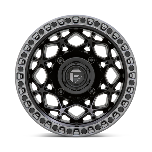 Fuel UTV D783 UNIT 15x10 Matte Black with Gunmetal Ring Wheel for 4x156 Bolt Pattern