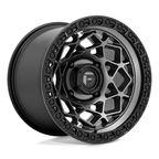 Fuel UTV D784 UNIT UTV 15x7 Inch Gunmetal Gray Alloy Wheel with Matte Black Ring and 4x156 Bolt Pattern