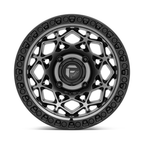 Fuel UTV D784 UNIT UTV 15x7 Inch Gunmetal Gray Alloy Wheel with Matte Black Ring and 4x156 Bolt Pattern