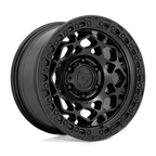 Fuel 1PC Unit 17x9 Matte Black Wheel with 6x139.7 Bolt Pattern and 106.10mm Center Bore