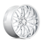US Mag 1PC U140 SANTA CRUZ 20-Inch Chrome Wheel with 5x127 Bolt Pattern and 78.1mm Center Bore