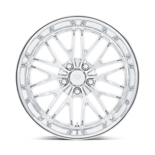 US Mag 1PC U140 Santa Cruz Chrome 20x10 Wheel with 5x127 Bolt Pattern and 78.1mm Center Bore