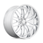 US Mag 1PC U140 Santa Cruz 22x10.5 Chrome Wheel with 5x127 Bolt Pattern