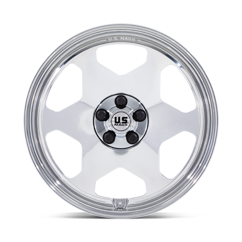 US Mag 1PC UC144 OBS 22x9 Polished Wheel with 5x127 Bolt Pattern and +15 Offset