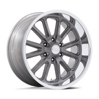 US Mag 1PC UC145 Rambler 6 20x8 Matte Gunmetal Wheel with Diamond Cut Lip