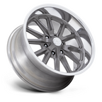 US Mag 1PC UC145 Rambler 6 20x8 Matte Gunmetal Wheel with Diamond Cut Lip