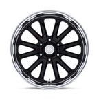 US Mag 1PC UC145 Rambler 6 20x8 Gloss Black with Diamond Cut Lip Wheel