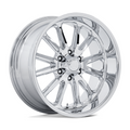 US Mag 1PC Ramblor 6 Wheel - 20x9.5 Inches, 6x139.7 Bolt Pattern, +1mm Offset, Chrome Finish