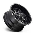 Fuel 1PC D627 Vandal 20x10 Black Gloss Milled -18 Offset