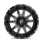 20-Inch Fuel 1PC D627 Vandal Alloy Wheel - Gloss Black Milled, -18 Offset, 5x139.7/5x150 Bolt Pattern