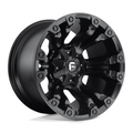 Fuel 1PC Vapor 17x9 Matte Black Wheel with 6x135/6x139.7 Bolt Pattern and 106.10mm Centerbore