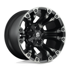 Fuel 1PC Vapor 20x9 Matte Black Gray Tint Wheel with 8x165.1 Bolt Pattern and +20 Offset