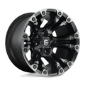 Fuel 1PC Vapor 18x9 Matte Black Gray Tint Wheel with 19mm Offset and 6x135/139.7 Bolt Pattern