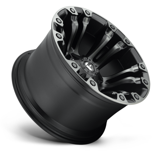 20-inch Fuel 1PC D851 VAPOR Matte Black Gray Tint Wheel with 8x180 Bolt Pattern and +20 Offset