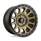 Fuel 1PC Vector 17x9 Matte Bronze Black Bead Ring Offsets -12 for 6x139.7 Bolt Pattern