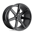 Niche 1PC M168 Verona 19x8.5 Gloss Black Alloy Wheel with 5x112 Bolt Pattern and 66.56mm Center Bore