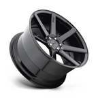 Niche 1PC M168 Verona 19x8.5 Gloss Black Alloy Wheel with 5x112 Bolt Pattern and 66.56mm Center Bore