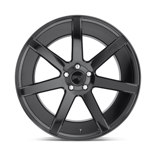 Niche 1PC M168 Verona 20x9 Gloss Black Wheel with 5x115 Bolt Pattern and +38 Offset
