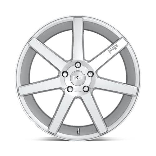 Niche 1PC M179 Verona 20x9 Inch Silver Gloss Machined Wheel with 5x120 Bolt Pattern and +35 Offset