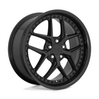 Niche 1PC M226 VICE 19x9.5 Inch Gloss and Matte Black Wheel with 5x114.3 Bolt Pattern and +35 Offset