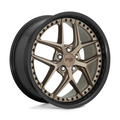 Niche 1PC M227 VICE 19x8.5 Matte Bronze Black Bead Ring Wheel with 5x114.3 Bolt Pattern and +35 Offset