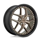 Niche 1PC M227 VICE 19x8.5 Matte Bronze Black Bead Ring Wheel with 5x114.3 Bolt Pattern and +35 Offset