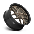 Niche 1PC M227 VICE 20x10.5 Matte Bronze Black Bead Ring Wheel with 5x114.3 Bolt Pattern and +40 Offset