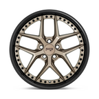 Niche 1PC M227 VICE 20x10.5 Matte Bronze Black Bead Ring Wheel with 5x114.3 Bolt Pattern and +40 Offset