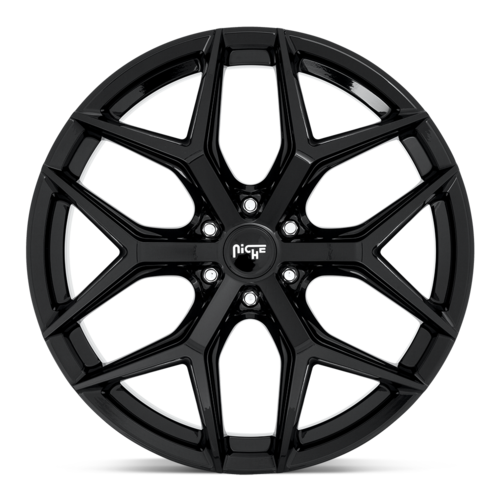 Niche 1PC M231 VICE SUV 22x9.5 Inch Gloss Black Alloy Wheel with 6x120 Bolt Pattern and 30mm Offset