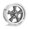 American Racing Vintage VN105 TORQ THRUST D 15x8.5 Gray Mach Lip Wheel