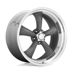American Racing Vintage VN215 TT-II 1PC 20x10 Mag Gray with Machined Lip