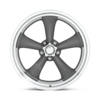 American Racing Vintage VN215 Classic Torq Thrust II 22x9 Mag Gray with Machined Lip
