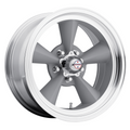 American Racing Vintage VN309 17x7 Inch 5x114.3 Vintage Silver Machined Lip Wheels