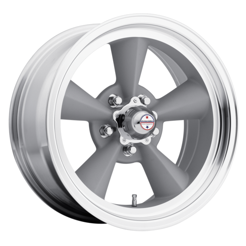 American Racing Vintage VN309 TT-O 15x7 Wheel with Vintage Silver Finish and Machined Lip
