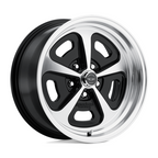 American Racing Vintage VN501 17x8 Gloss Black Machined Wheel with 5x114.3 Bolt Pattern