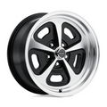 American Racing Vintage VN501 15x8 Mono Cast Wheel in Gloss Black Machined Finish