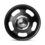 American Racing Vintage VN506 Rally 17x8 Satin Black Alloy Wheel with 5x120.65/5x127 Bolt Pattern