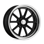 American Racing Vintage VN510 Draft 18x10 Gloss Black Wheels with Diamond Cut Lip and 5x114.3 Bolt Pattern
