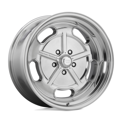American Racing Vintage VN511 Salt Flat 17x7 Polished Wheel with 5x114.3 Bolt Pattern and 72.56mm Center Bore