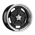 American Racing Vintage VN511 Salt Flat 20x9.5 Inch Gloss Black with Diamond Cut Lip Wheels