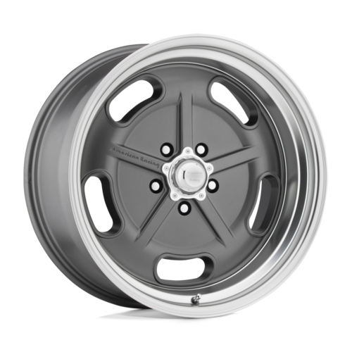 American Racing Vintage VN511 Salt Flat 17x8 Wheel with Mag Gray Finish and Diamond Cut Lip