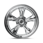 American Racing Vintage VN615 Torq Thrust II 17x9.5 Chrome Wheel with 5x114.3 Bolt Pattern and 83.06 Center Bore