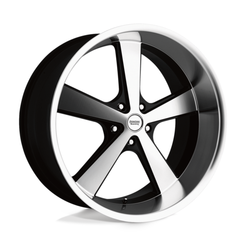 American Racing Vintage VN701 Nova 22x9 Gloss Black Machined Wheel with 5x127 Bolt Pattern