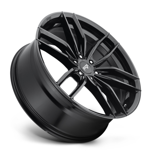 Niche 1PC M209 VOSSO 20x9 Gloss Black Wheel with 6x132 Bolt Pattern and 35mm Offset