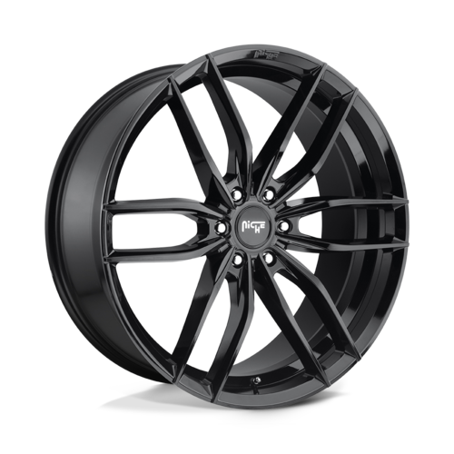 Niche 1PC VOSSO 20x9 Inch Gloss Black Alloy Wheel with 6x120 Bolt Pattern and 40mm Offset