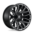 Fuel 1PC D623 Warrior 20x9 Black Gloss Milled Wheel with 6x135/139.7 Bolt Pattern and +20 Offset